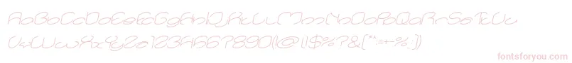 lanitta Italic Font – Pink Fonts