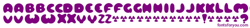 LARD    Font – Purple Fonts on White Background