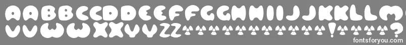 LARD    Font – White Fonts on Gray Background