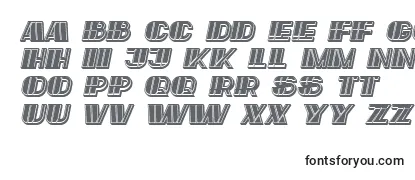 Обзор шрифта LargeFilled Italic