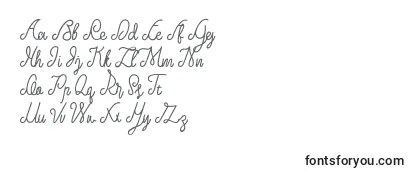 Czcionka Larquette Typeface