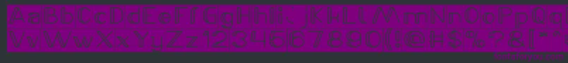 LASER GUN Bold Inverse Font – Purple Fonts on Black Background