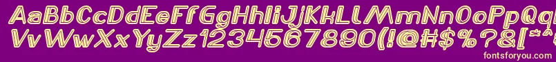 Más sobre la fuente LASER GUN Italic fuente LASER GUN Italic – Fuentes Amarillas Sobre Fondo Morado