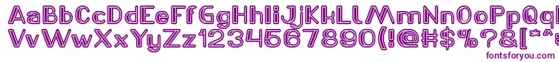 LASER GUN Light Font – Purple Fonts