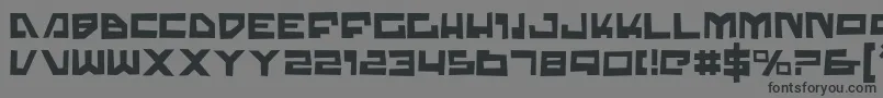 Trajiat Font – Black Fonts on Gray Background
