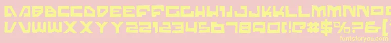 More about Trajiat Font Trajiat Font – Yellow Fonts on Pink Background