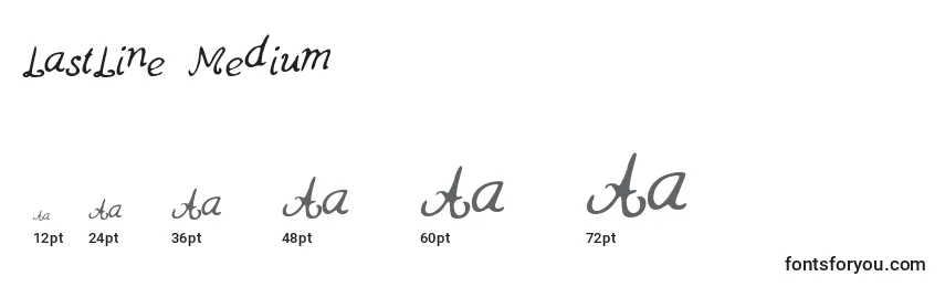 LastLine Medium Font Sizes