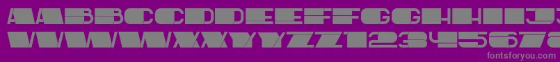 Latest Font – Gray Fonts on Purple Background