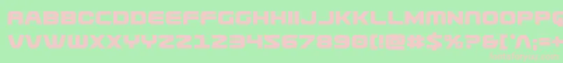 Usuzibold Font – Pink Fonts on Green Background