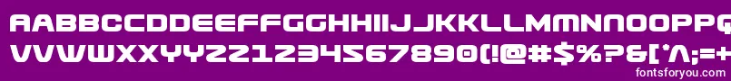 フォントUsuzibold – 紫の背景に白い文字