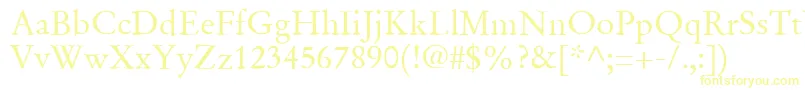 SgaramondRegular Font – Yellow Fonts