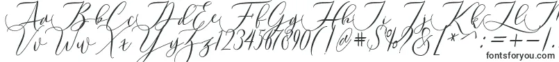 Laurretta-Schriftart – Kalligrafische Schriften