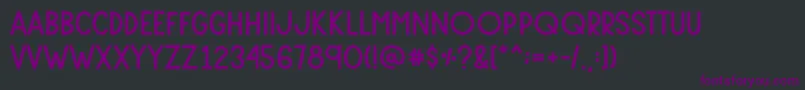 Lavigne Font – Purple Fonts on Black Background