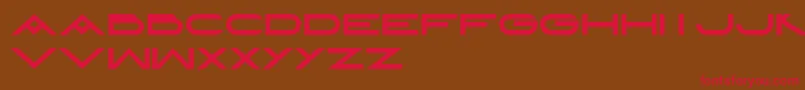 LayeredLetters Font – Red Fonts on Brown Background