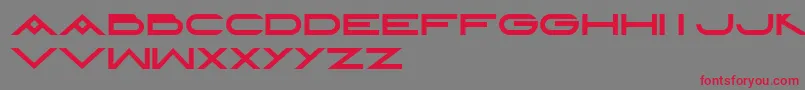LayeredLetters Font – Red Fonts on Gray Background