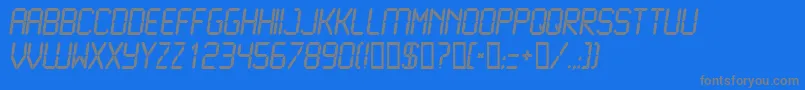 Подробнее о шрифте LCD N Шрифт LCD N – серые шрифты на синем фоне