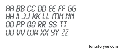 Шрифт LCD U   