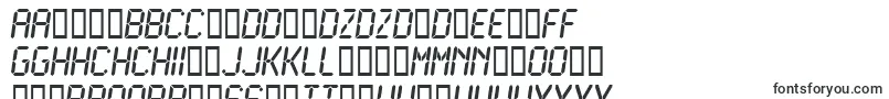 LCD2B    Font – Slovak Fonts