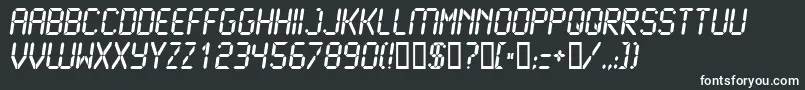 LCD2B    Font – White Fonts on Black Background