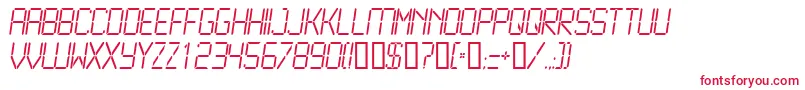 LCD2L    Font – Red Fonts