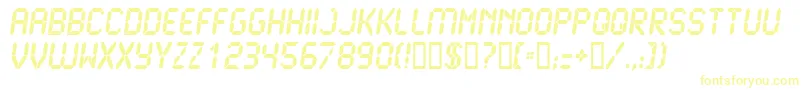 LCD2U    Font – Yellow Fonts