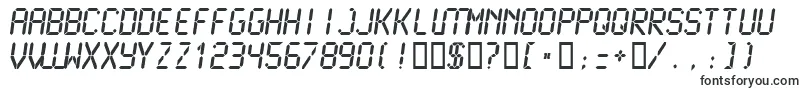 LCDM2B   Font – Wide Fonts