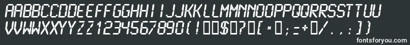 LCDMB    Font – White Fonts