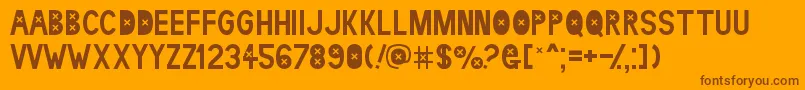 Saiba mais sobre a fonte ldr kaet Fonte ldr kaet – fontes marrons em um fundo laranja