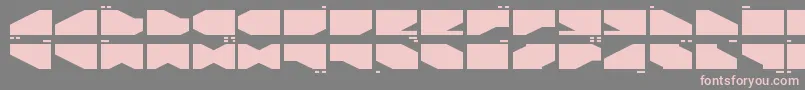 fuente LDR2 – Fuentes Rosadas Sobre Fondo Gris