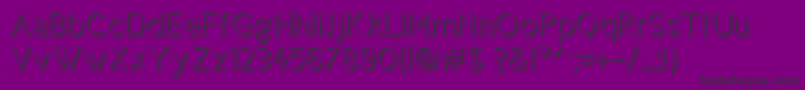 Cicleshadow Font – Black Fonts on Purple Background