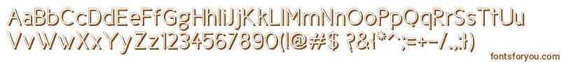 Cicleshadow Font – Brown Fonts