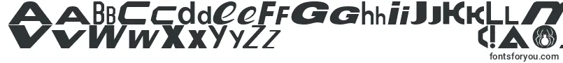 フォントLe Tour de Fonts – 歪みのあるフォント