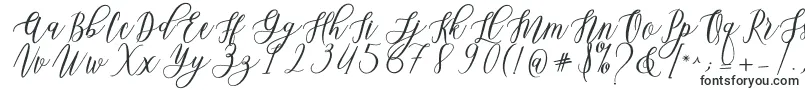 Шрифт Leadent Script – каллиграфические шрифты