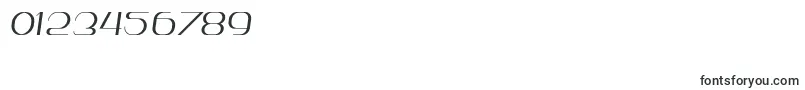 Leander ItalicDemo-Schriftart – Schriften für Zahlen und Nummern