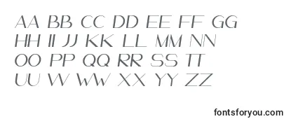 Leander ItalicDemo Font