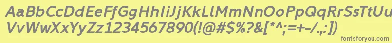 Подробнее о шрифте Learn Share Colaborate Bold Italic Font by Situjuh 7NTypes Шрифт Learn Share Colaborate Bold Italic Font by Situjuh 7NTypes – серые шрифты на жёлтом фоне