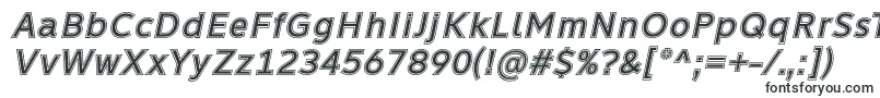 Czcionka Learn Share Colaborate Inout Italic Font by Situjuh 7NTypes – czcionki dla Microsoft Word