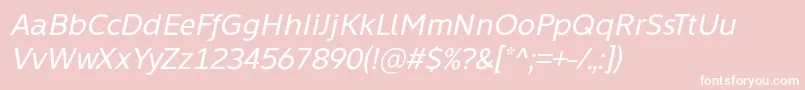 Learn Share Colaborate Italic Font by Situjuh 7NTypes Font – White Fonts on Pink Background