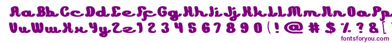 Czcionka Learning – fioletowe czcionki