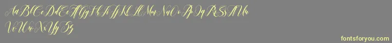 fuente leather – Fuentes Amarillas Sobre Fondo Gris