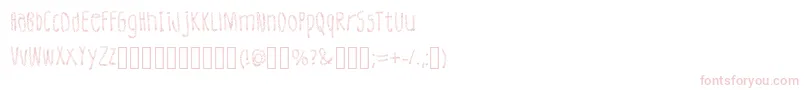 LeatherFont Regular Font – Pink Fonts