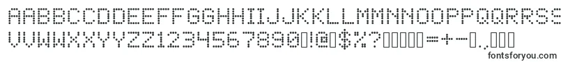 LED Dot Matrix-Schriftart – Schriften für Microsoft Excel
