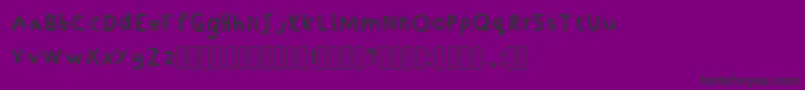 Подробнее о шрифте Lefthanded Regular Шрифт Lefthanded Regular – чёрные шрифты на фиолетовом фоне