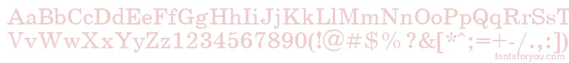 Schoolbookv.Kz Font – Pink Fonts on White Background