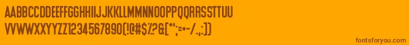 Подробнее о шрифте Leg Hug Шрифт Leg Hug – коричневые шрифты на оранжевом фоне