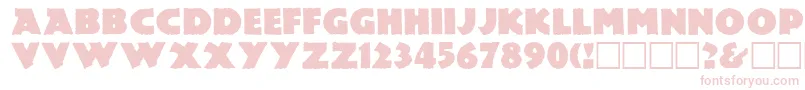 LEMIESZ  Font – Pink Fonts on White Background
