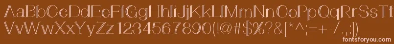 Шрифт LemonCookie – розовые шрифты на коричневом фоне