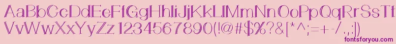 LemonCookie Font – Purple Fonts on Pink Background