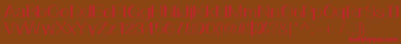 LemonCookie Font – Red Fonts on Brown Background