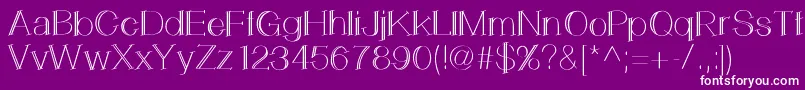 LemonCookie Font – White Fonts on Purple Background